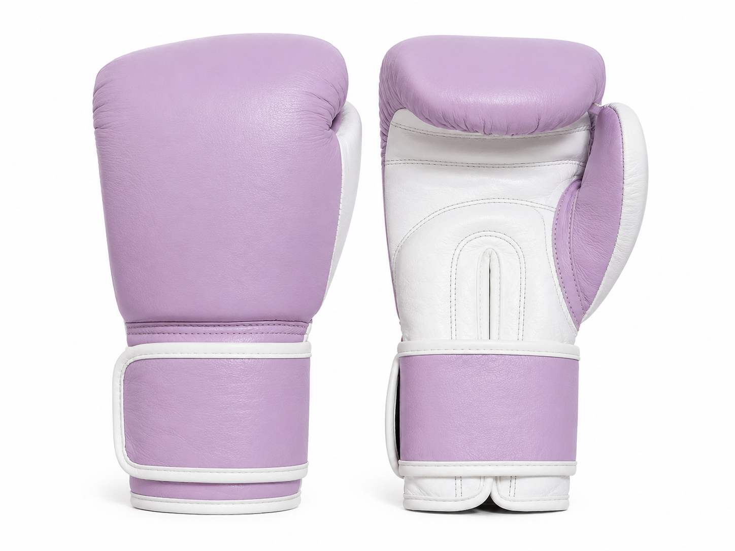 Professional Training Boxing Gloves Genuine Leather Light Purple OEM & Private Label Custom Boxing Equipment Factory